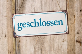 geschlossen geschlossen