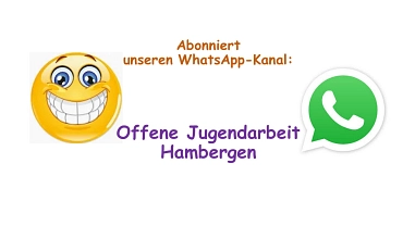 Unser WhatsApp-Kanal Offene Jugenarbeit Hambergen - WhatsApp-Kanal © Samtgemeinde Hambergen