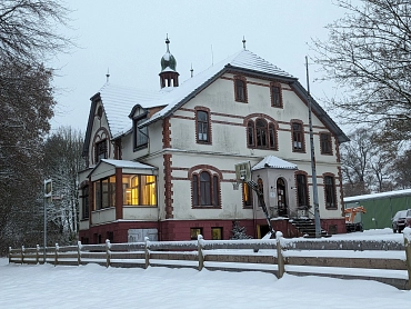Winter im Alten Rathaus Altes Rathaus im Winter © Samtgemeinde Hambergen